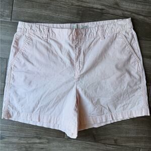 A New Day Stretch Chino Shorts – Light Pink, Women’s Size 14